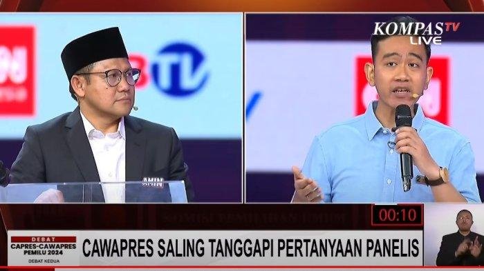 Mirip Jokowi dengan Prabowo Dalam Debat Capres 2014, Pertanyaan Gibran ke Cak Imin Dianggap Menjebak