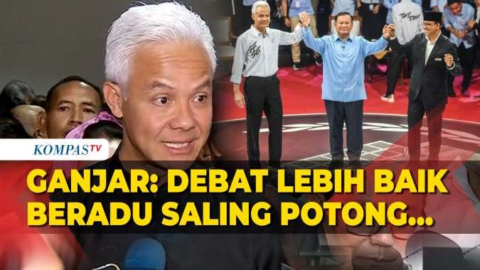 Capres Ganjar Pranowo Komentari Format Debat Pilpres 2024: Lebih Baik Beradu Saling Potong
