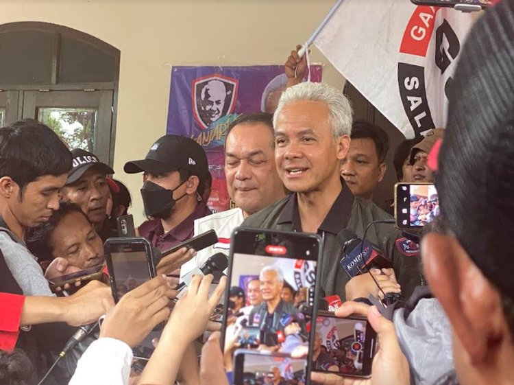 Capres Ganjar Pranowo Bakal Nyoblos di Semarang! : Okezone Nasional