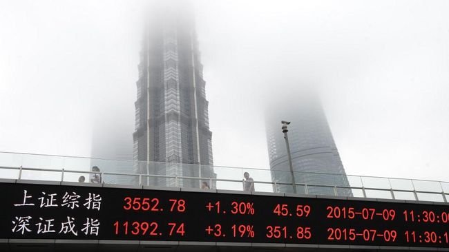 Bursa Saham China Anjlok, Memasuki Pekan Terburuk
