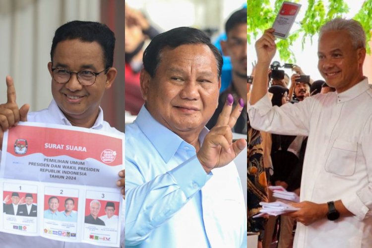 Update Real Count KPU 17 Februari Total Suara 63,57%, Prabowo Unggul 57,42%