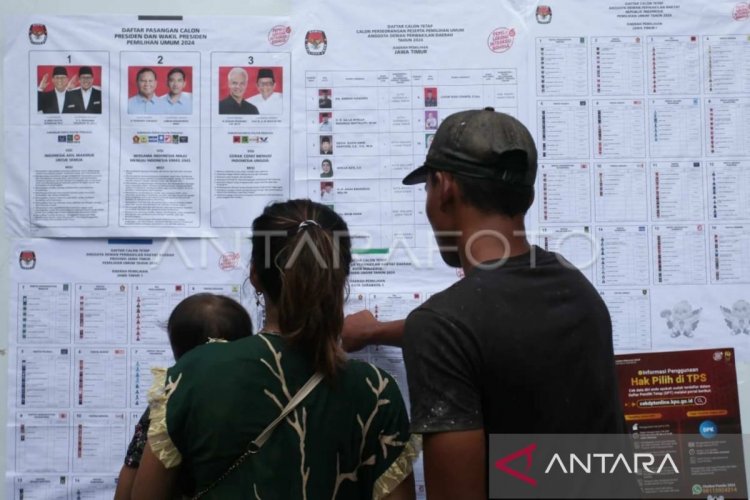 Capres Prabowo-Gibran unggul di dua TPS PSU Surabaya