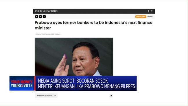 Video: Media Asing Soroti Bocoran Menkeu di Era Prabowo