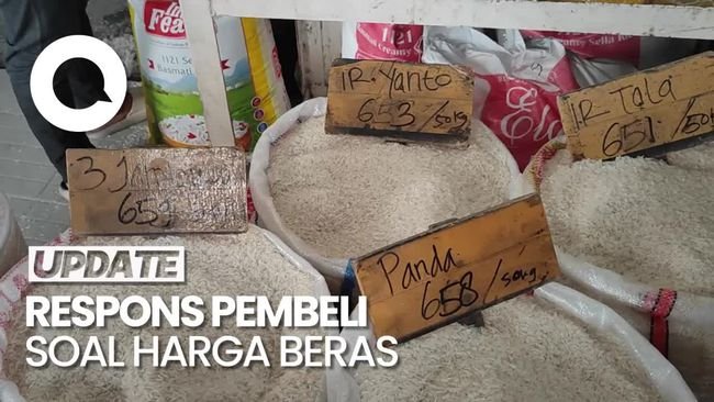 Cek Langsung Komentar Pembeli soal Harga Beras di Pasar Induk Cipinang