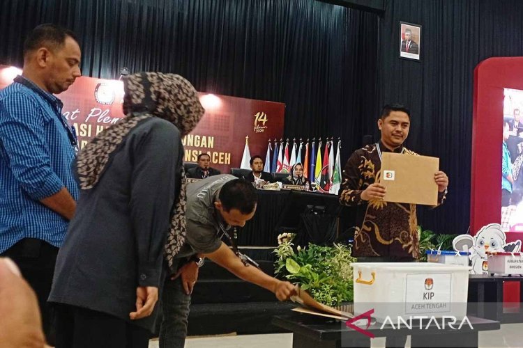 KIP Aceh tetapkan hasil Pilpres 2024, Capres AMIN raih suara terbanyak
