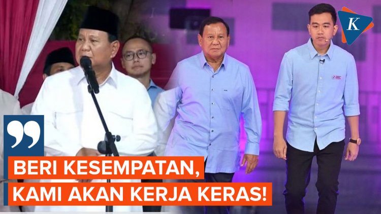 Menang Pilpres, Prabowo Minta Diberi Kesempatan untuk Buktikan hingga Ajak Rakyat Bersatu