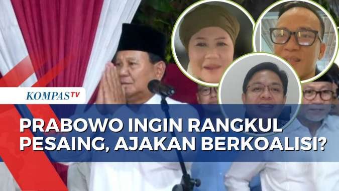 Capres Terpilih Prabowo Ingin Rangkul Pesaing, Normatif atau Ajakan Masuk Koalisi?