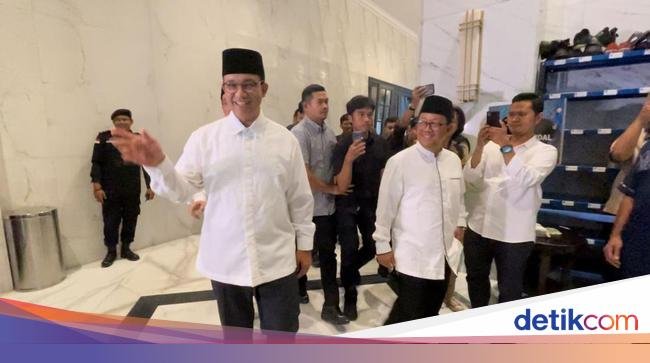 Beda Suasana Kunjungan Prabowo dan Anies di NasDem Tower
