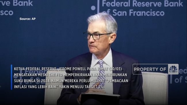 Video: Powell Ungkap Syarat "Wajib" Untuk The Fed Pangkas Bunga Acuan