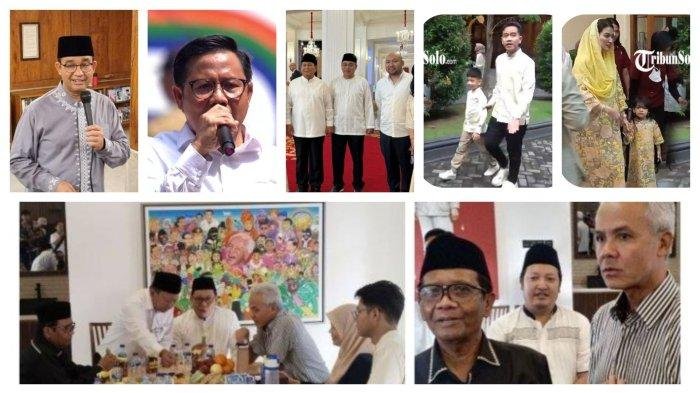 Beda Kemeriahan Anies, Prabowo dan Ganjar di Momen Lebaran, Undang Warga hingga Kental Nuansa Elite