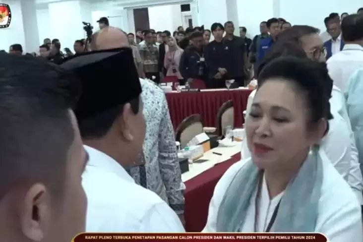 Hadir di KPU dalam Penetapan Capres-Cawapres Terpilih, Titiek Soeharto Doakan Prabowo