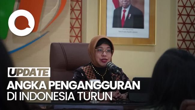 BPS: Angka Pengangguran di Indonesia Turun Jadi 7,2 Juta Orang