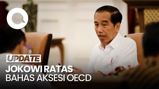 Jokowi Ratas Bareng Airlangga-Sri Mulyani, Bahas Rencana Aksesi OECD