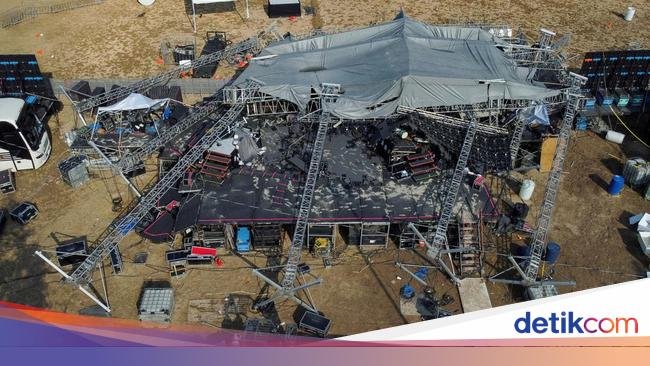 Potret Panggung Kampanye Capres Meksiko yang Roboh Tewaskan 9 Orang