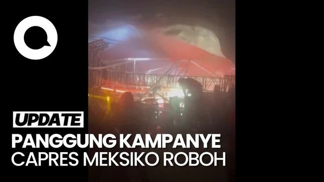 Panggung Acara Kampanye Capres di Meksiko Ambruk, 9 Orang Tewas