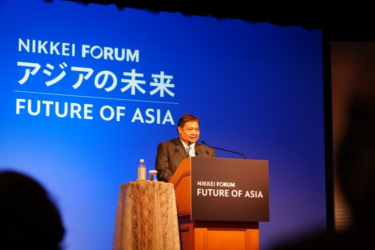 Menko Airlangga Beberkan Keberhasilan Perekonomian Indonesia di Hadapan Para Pemimpin Global dalam Nikkei Forum 2024 - Kementerian Koordinator Bidang Perekonomian Republik Indonesia