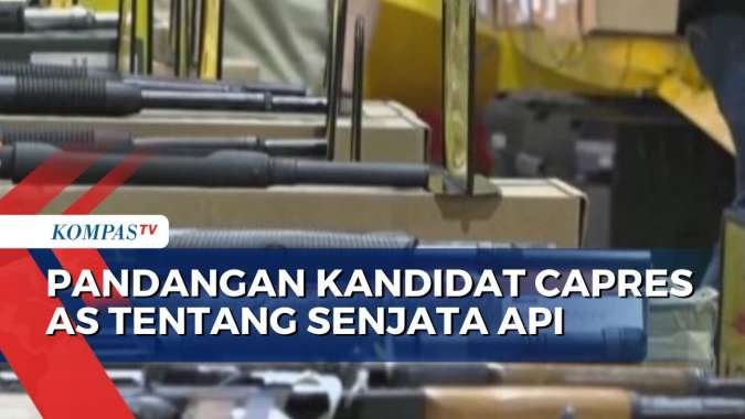 Kandidat Capres AS, Biden dan Trump Beda Pandangan Tentang Kepemilikan Senjata Api