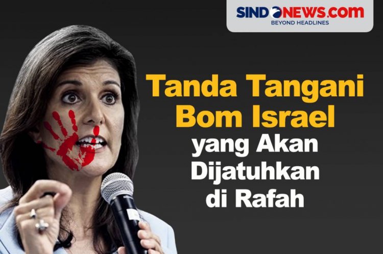 Mantan Capres AS Beri Tanda Tangan dan Pesan di Bom Israel