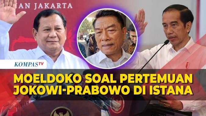 Moeldoko soal Prabowo Bertemu Jokowi di Istana: Bisa Sebagai Menhan dan Capres