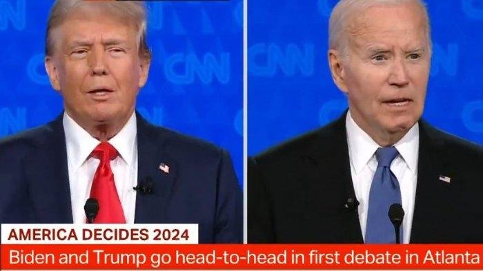 Debat Capres AS Dimulai, Biden-Trump Ogah Jabat Tangan