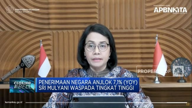 Video: Penerimaan Negara Anjlok 7,1% (yoy) Sri Mulyani Waspada