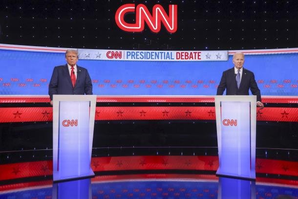 Debat Capres AS, Biden dan Trump Saling Serang