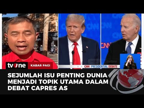 PANAS! Tak Ada Jabat Tangan hingga Saling Serang dan Ejek di Debat Capres AS