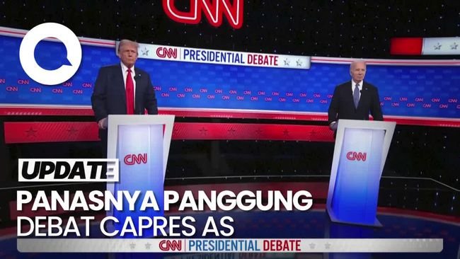 Saling Serang Biden-Trump di Panggung Debat Capres AS