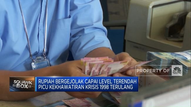 Rupiah Capai Level Terendah Picu Kekhawatiran Krisis 1998 Terulang