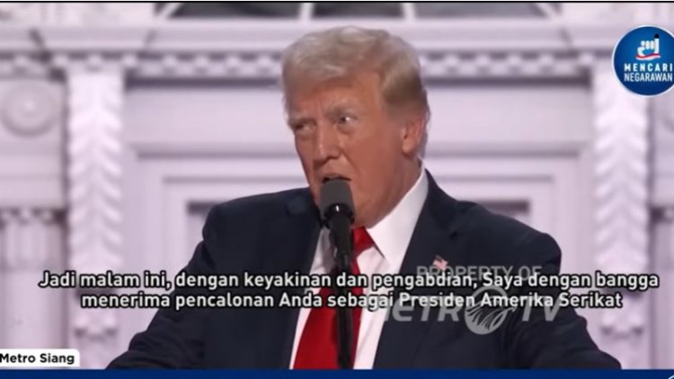 Donald Trump Resmi Capres dari Partai Republik