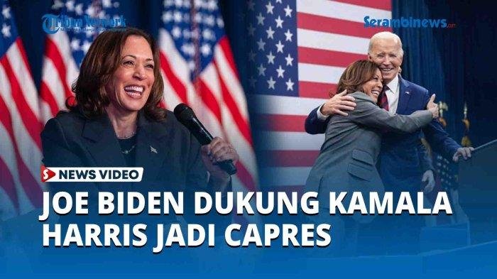 VIDEO Umumkan Mundur dari Pencalonan, Joe Biden Dukung Kamala Harris Jadi Capres