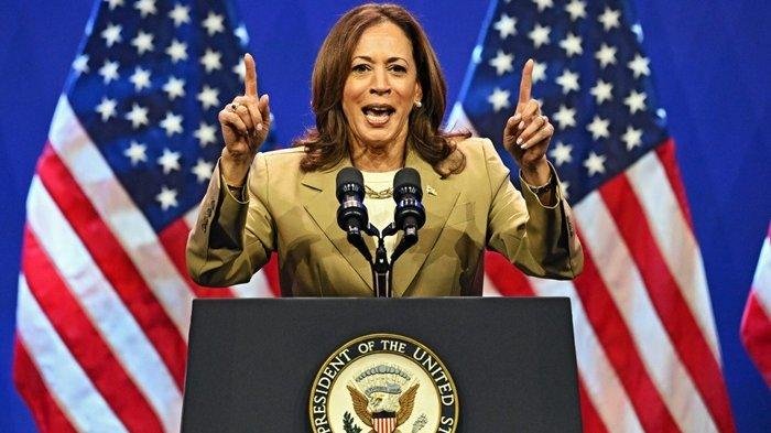 Siap Tantang Donald Trump di Pilpres 2024 AS, Kamala Harris Resmi Jadi Capres Partai Demokrat