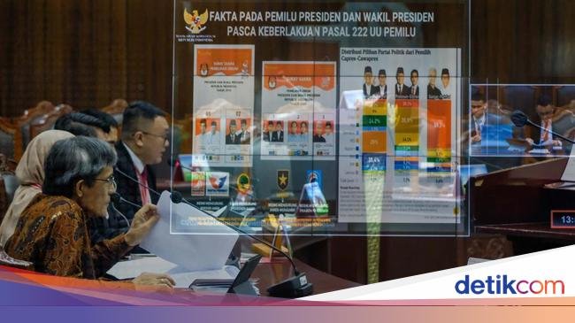 Sidang Perdana Gugatan UU Pemilu soal Syarat Parpol Usung Capres