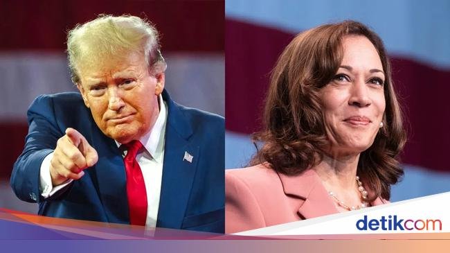 Trump dan Kamala Harris Akan Berhadapan dalam Debat Pertama Capres 10 September