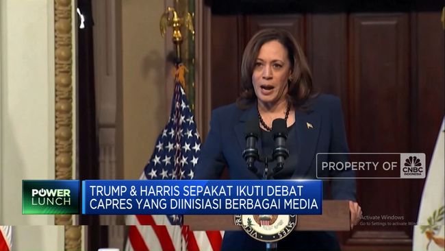 Video: Trump & Harris Sepakat Ikuti Debat Capres yang Diinisiasi Media