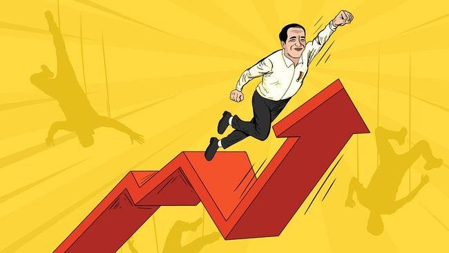 Gagal Meroket, Ekonomi Era Jokowi Malah Gini-Gini Aja