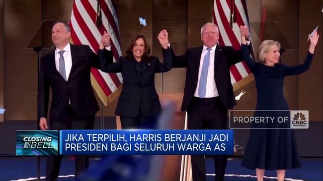 Video: Kamala Harris Resmi Jadi Capres AS Dari Partai Demokrat