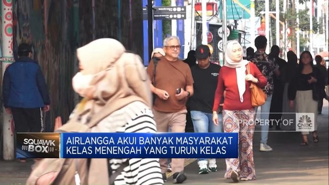 Video: Airlangga Akui Ada Penurunan Massal Kelas Menengah