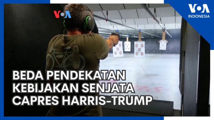 Beda Pendekatan Kebijakan Senjata Capres Harris-Trump