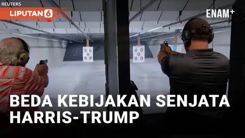 VIDEO: Beda Pendekatan Kebijakan Senjata Capres Harris-Trump