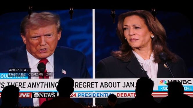 Panas! Kamala Harris Vs Trump Saling Serang di Debat Capres AS soal Kebijakan Ekonomi