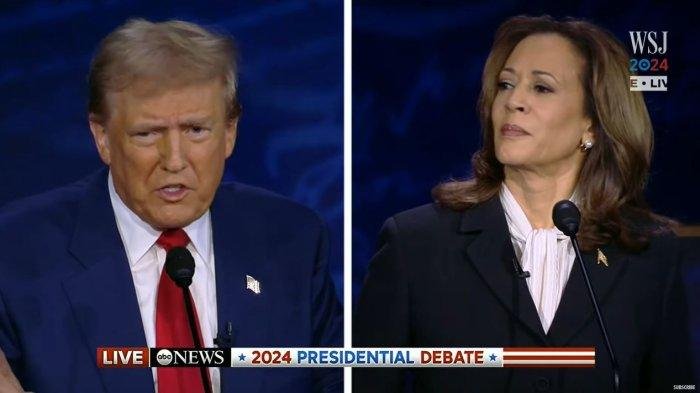 Kamala Harris Dituduh Curang Pakai Anting Mutiara Earphone Saat Debat Capres, Pendukung Trump Protes