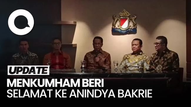 Menkumham Ucapkan Selamat Anindya Bakrie Jadi Ketum Kadin Versi Munaslub