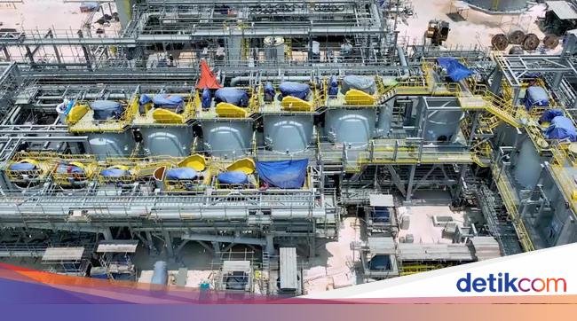 Gokil! Smelter Terbesar Sedunia di Gresik Ini Bisa Produksi 50 Ton Emas