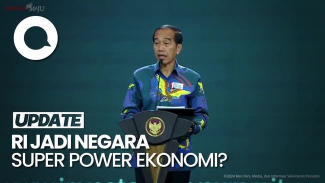 Video: Jokowi Sebut RI Diprediksi Jadi Negara Super Power Ekonomi di Asia