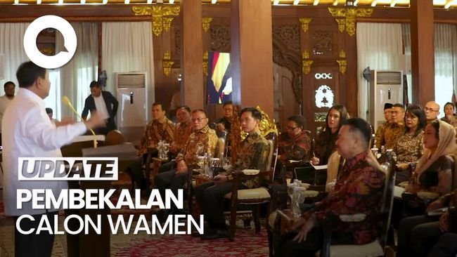 Video: Momen Pembekalan Calon Wamen Kabinet Prabowo-Gibran di Hambalang