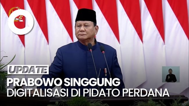 Video: Pernyataan Presiden Prabowo soal Digitalisasi di Pidato Perdana