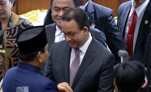 Di Pelantikan Prabowo-Gibran, Anies Jadi Satu-satunya Mantan Capres yang Hadir