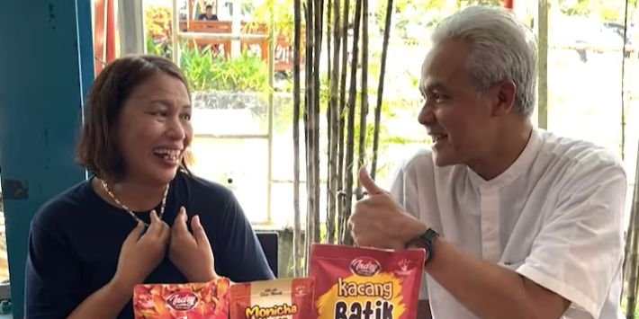 Momen Mantan Capres Sambangi UMKM yang Jualan Sambal Cakalang Fufu, Begini Responsnya