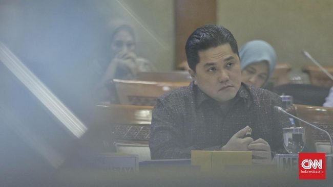 Daftar 7 BUMN Rugi yang Diungkap Erick Thohir